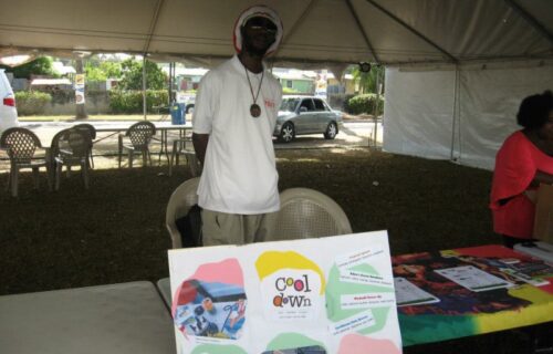 Agriculture trainee Whitfield Joshua attends Agrifest in Barbados