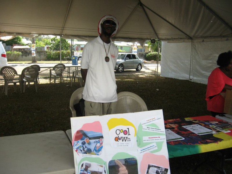 Agriculture trainee Whitfield Joshua attends Agrifest in Barbados